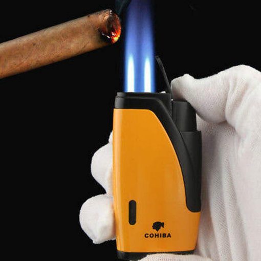 Cohiba 2 Torch Jet Flame Gas Butane Lighter